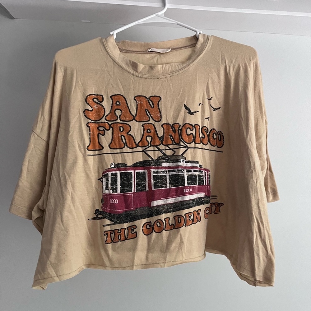 Altar’d State Oversized Cropped San Francisco Tee